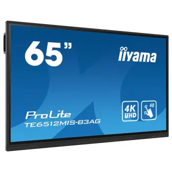 Ekran Interaktiv iiyama ProLite TE6512MIS-B3AG / 65″/ 4K Ultra HD IPS LCD Touch / 60Hz / 8ms / HDMI+VGA- Zezë