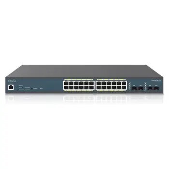 EnGenius EWS7928P-FIT 24-Port Gigabit PoE Managed Switch 24xPoE 4xSFP Enterprise Switch