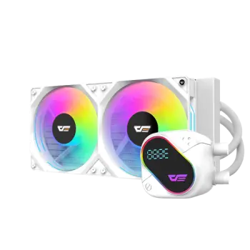 Ftohës për Procesor me Ujë Darkflash DO240 AIO 240mm – Bardhë