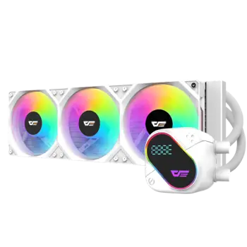 Ftohës për Procesor me Ujë Darkflash DO360 AIO 360mm – Bardhë