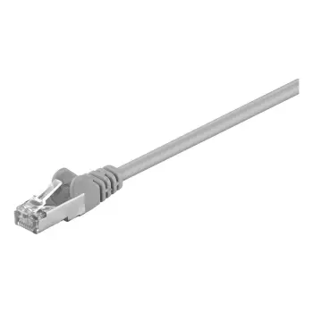 Kabllo për rrjet Goobay Cat5e / 10.0m / SF‑UTP / 2xRJ45 / PVC / CCA – Gri