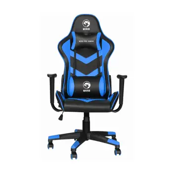 Karrige Gaming MARVO Scorpion CH-106-BL / Rrotullim 360 shkallë / Ergonomike / PU dhe PVC / 150kg / E zezë dhe E Kaltër