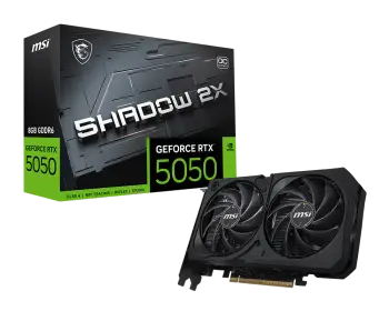 Kartelë Grafike Nvidia MSI GeForce RTX 5050 8G Shadow 2x OC BULK / 8GB GDDR / 2535 MHz