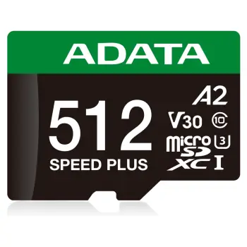 Kartë Memorie SD ADATA SPEED PLUS microSDXC 512GB UHS-I U3 V30 A2 Class 10