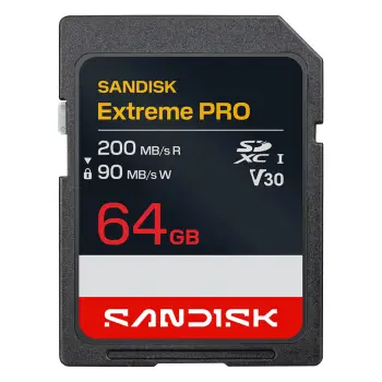 Kartë Memorie SanDisk Extreme Pro / 64GB / SDXC UHS-I 200MB/s