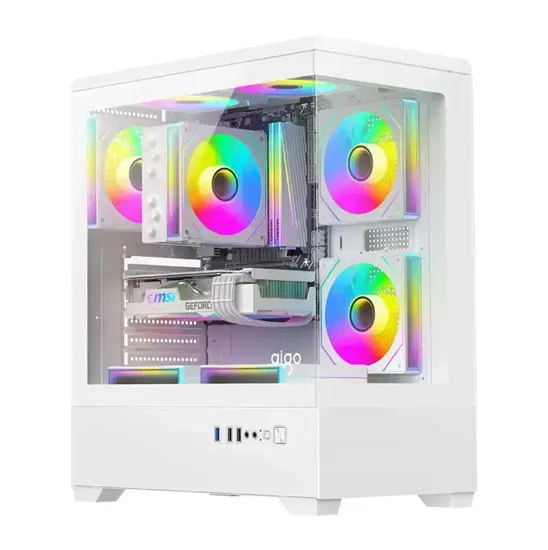 Kasë Darkflash C365 / Mid‑Tower / ATX Support – Bardhë - 1
