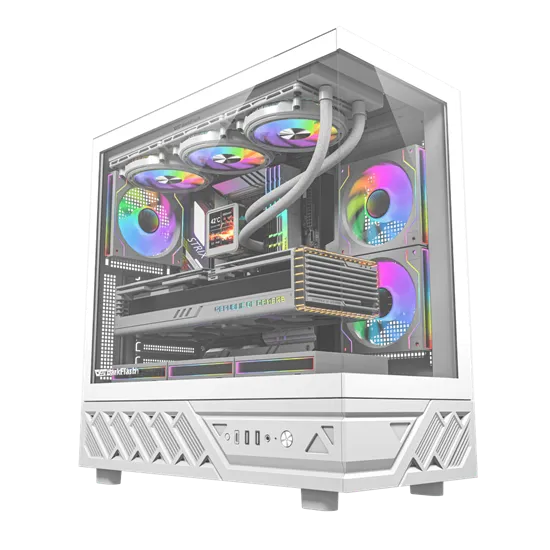 Kasë Darkflash DS950 / Full‑Tower / E‑ATX Support – Bardhë - 1