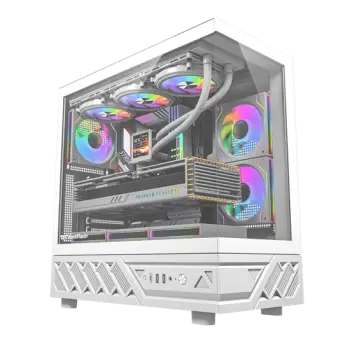 Kasë Darkflash DS950 / Full‑Tower / E‑ATX Support – Bardhë