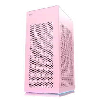 Kasë Darkflash DLH21 / ITX Tower / Light Strip / No Fans – Rozë