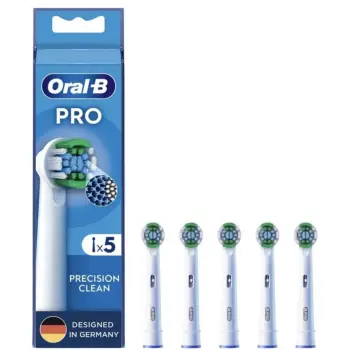 Koka zëvendësuese për brushë elektrike Oral-B Sonic Precis / 5 Copë – Bardhë