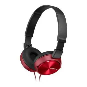 Kufje me kabllo Sony MDR-ZX310R On-Ear – Zezë/Kuqe