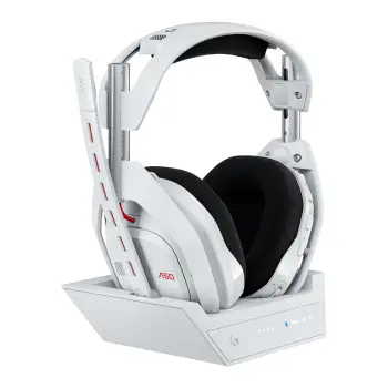 Kufje Gaming Logitech A50 Lightspeed / Wireless / Base Station / EMEA28‑9 – Bardhë