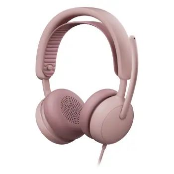 Kufje me kabllo Logitech Zone Wired 2 for Business – Rozë