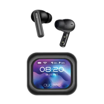 Kufje pa kabllo Audeeo AOPRISM True / Noise Cancelling me Smart Display – Zezë