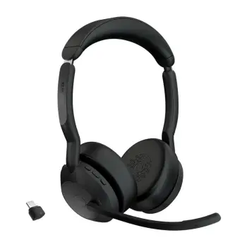 Kufje pa kabllo Jabra Evolve2 55 Link380c MS Stereo – Zezë
