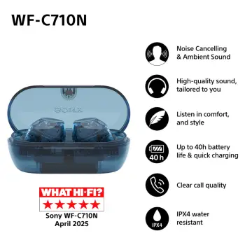 Kufje pa kabllo Sony WF-C710N True Wireless Stereo In-Ear – Glass Blue