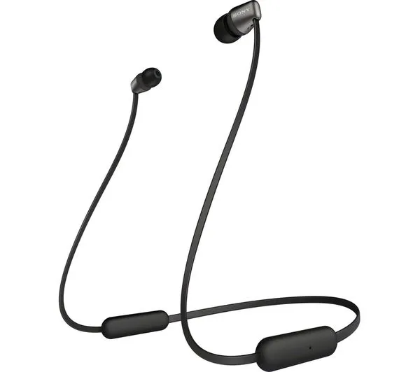 Kufje pa kabllo Sony WI-C310 me mikrofon – Zezë - 1