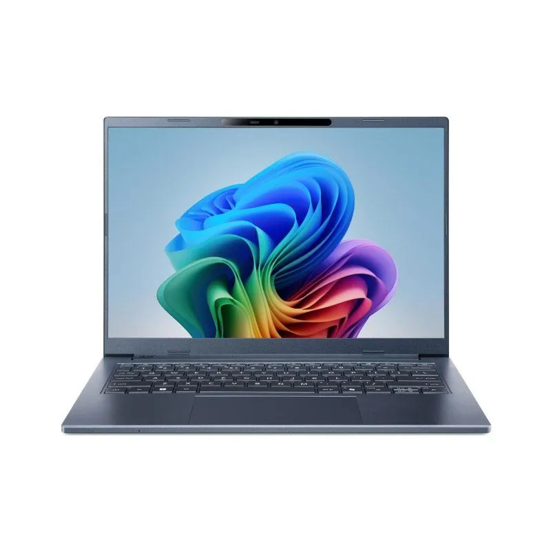 Laptop Acer Aspire 14 AI A14-11M-X9UY / Snapdragon X1-26-100 / 16GB / 512GB / 14″ WUXGA 120Hz / Qualcomm Adreno Graphics – Blu - 1