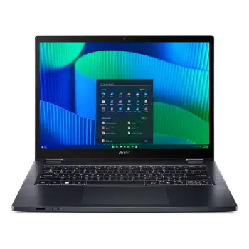 Laptop Acer TravelMate P4 Spin P414RN-54-55SR / Ultra 5 115U / 16GB DDR5 / 512GB / 14” WUXGA IPS Touch / Intel Graphics – Blu e mbyllur