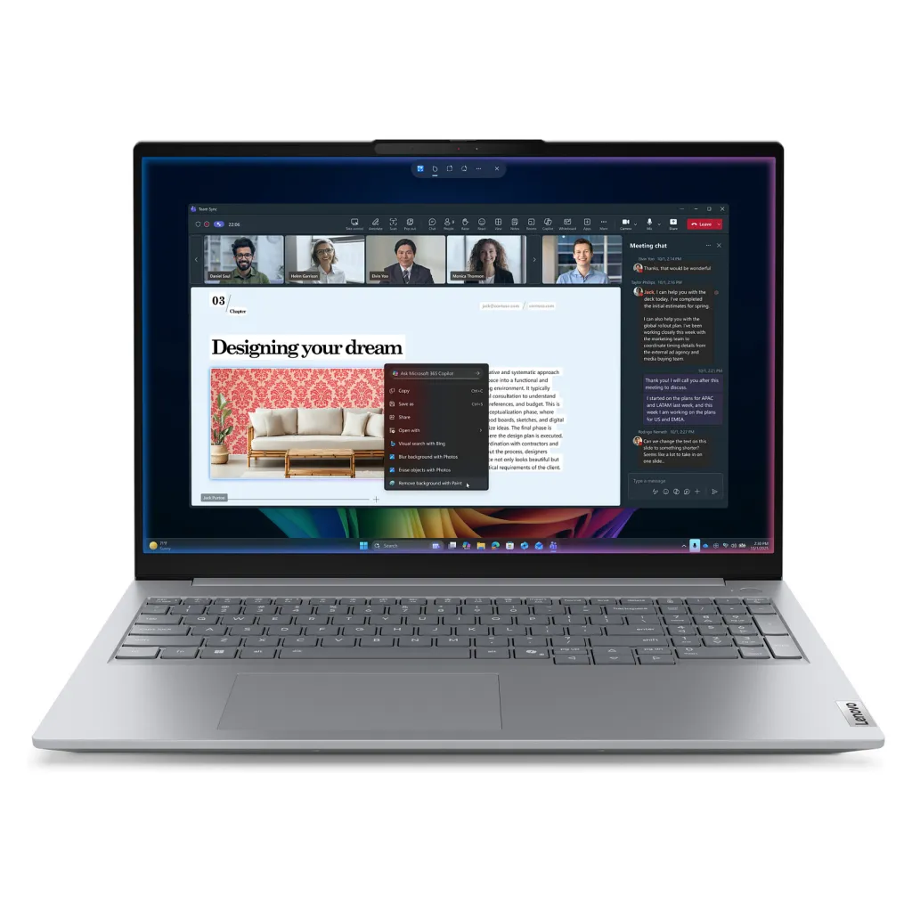Laptop Lenovo ThinkBook 16 G9 / Ultra 5 325 / 16GB DDR5 / 512GB / 16″ WUXGA IPS AG 60Hz / Intel Graphics – Gri - 1