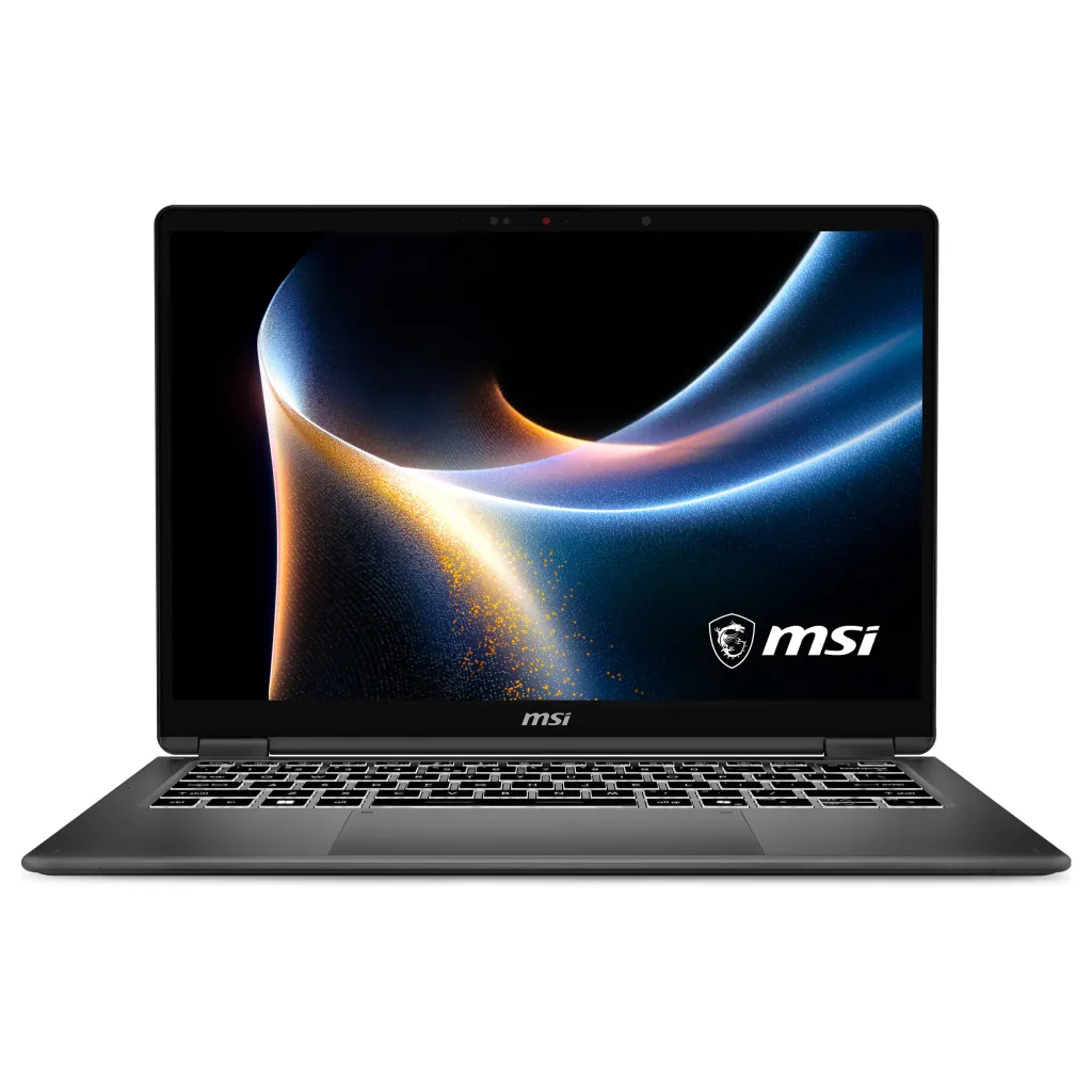Laptop MSI Prestige 14 Flip AI+ D3MTG-055 / Ultra 9 386H / 32GB LPDDR5x / 2TB / 14″ Full HD+ OLED Touch AG / Intel Graphics – Zezë - 1