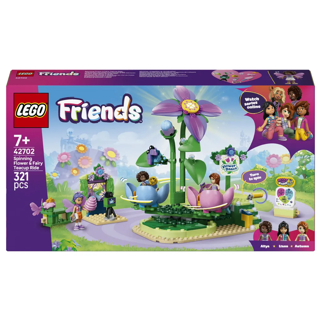 LEGO Spinning Flower and Fairy Teacup Ride 42702 - 1