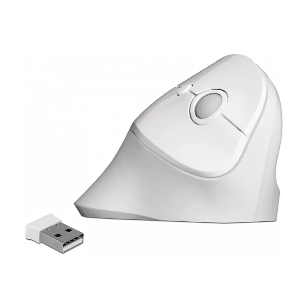 Maus pa kabllo Delock Ergonomik USB – Bardhë - 1