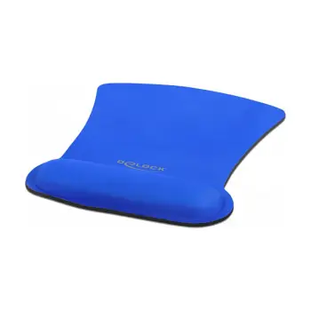 Mauspad DeLock ergonomik me mbështetëse kyçi 255x207x20mm -Blu