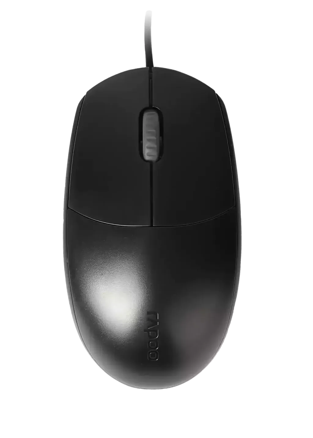 Maus me kabllo Rapoo N100 – Bardhë - 1