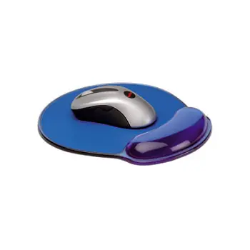 Mauspad ROLINE me mbështetëse kyçi silikoni transparente 227x250x22mm -Blu