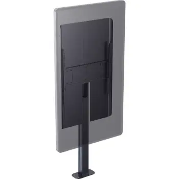 Mbajtëse për ekrane 55″–85″ Signage Floor Stand / kolonë alumini 1500 mm