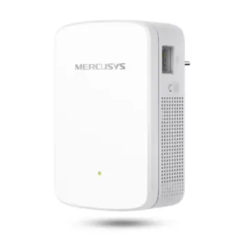Mercusys AC750 Wi-Fi Extender Dual Band 2.4GHz 5GHz 750Mbps me Ethernet RJ45 10/100 Range Booster White