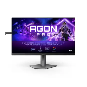 Monitor Gaming AOC AG256FS / 24.5″/ Full HD Fast IPS AG / 390Hz / 1ms / HDMI+DP – Zezë