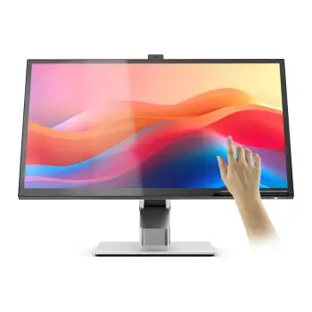 Monitor Alogic TFT Clarity Fold / 27″/ 4K Ultra HD IPS QD Touch / 60Hz / 14ms / Webcam / USB-C+DP+HDMI – Zezë/Argjendi