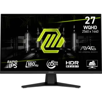 Monitor Gaming MAG 274QFDE E20 / 27″/ Quad HD IPS / 180Hz / 0.5ms / HDMI+DP – Zezë