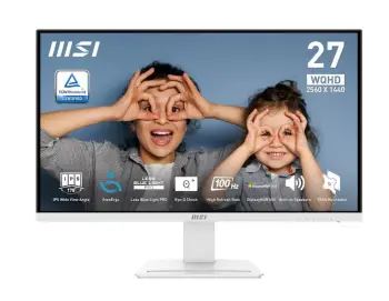 Monitor MSI PRO MP273QWDE E2 / 27″/ WQHD IPS / 100Hz / 1ms / HDMI+DP – Bardhë