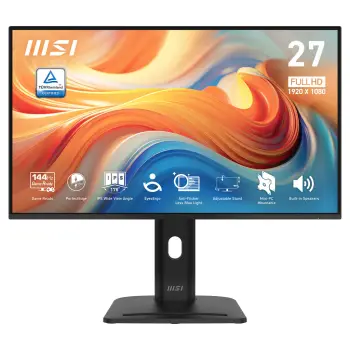 Monitor MSI PRO MP275PG E14 / 27″/ Full HD LCD IPS / 144Hz / 1ms / HDMI+DP+VGA – Zezë