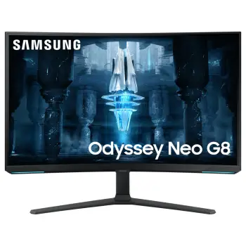Monitor Gaming Samsung LS32BG850NPX / 32″/ 4K Ultra HD VA / LED / 240 Hz / 1 ms / HDMI+USB+DP+HDCP – Zezë/Bardhë