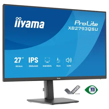 Monitor iiyama ProLite XB2793QSU-B1 / 27″/ Quad HD IPS / LED / 75Hz / 1ms / HDMI+USB+DP – Zezë
