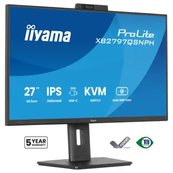Monitor iiyama ProLite XB2797QSNPH-B1 / 27″/ Quad HD IPS / 75Hz / 1ms / HDMI+USB-C+DP – Zezë