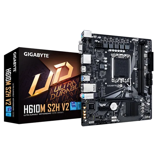 Pllakë Amë Intel Gigabyte H610 mATX me VRM Digital 4+1+1 - 1