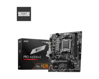 Pllakë Amë AMD MSI A620M-E PRO AM5 mATX për Ryzen 7000/8000/9000 DDR5