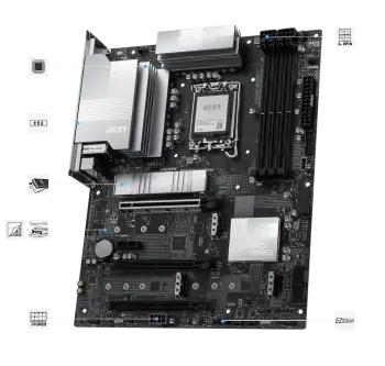 Pllakë Amë Intel MSI Pro Z890-P WiFi6E / Chipset Z890 / Socket S1851 / ATX / DDR5