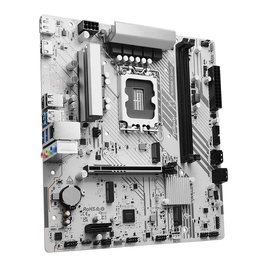 Pllakë Amë Intel ASROCK B760M-X GEN5 Intel S1700 / DDR5 - 3