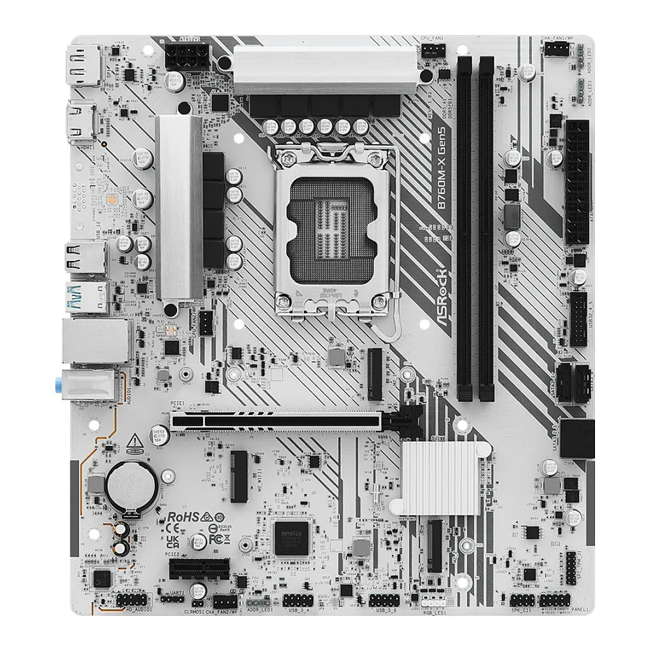 Pllakë Amë Intel ASROCK B760M-X GEN5 Intel S1700 / DDR5 - 5