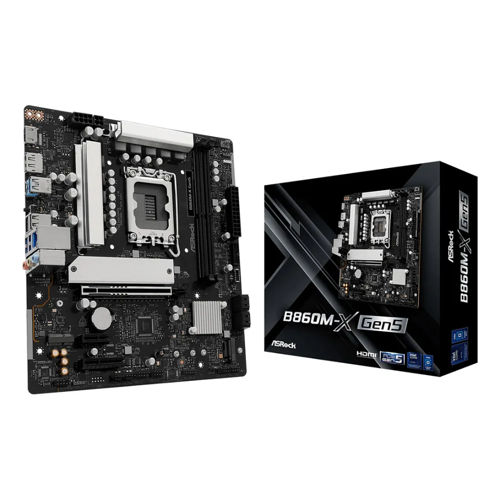 Pllakë Amë Intel ASROCK B860M-X GEN5 90-MXBSE0-A0UAYZ / DDR5 / Intel S1851 - 1