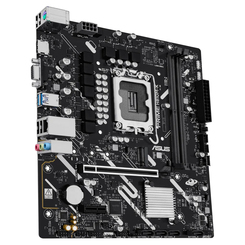 Pllakë Amë Intel ASUS PRIME H810M‑K / LGA1851 / DDR5 / mATX / 4710 - 4