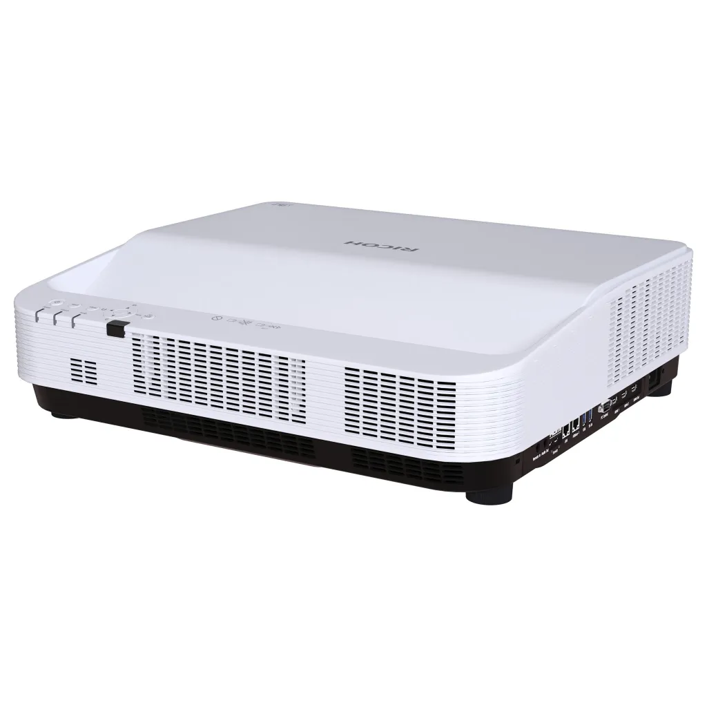 Projektor Ricoh PJ UHL3660 / Ultra Short Throw / DLP / 4K UHD / 6500 Lumens / HDMI- Bardhë - 1