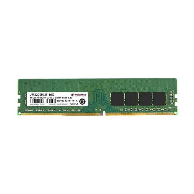 RAM Memorie DDR4 Transcend DIMM / 16GB / 1×16GB / Single‑Module / JetRAM - 1
