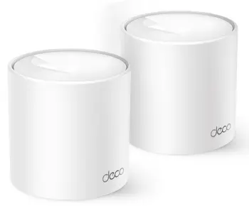 Ruter TP‑LINK Mesh‑WLAN‑System X10 / Double Pack – Bardhë